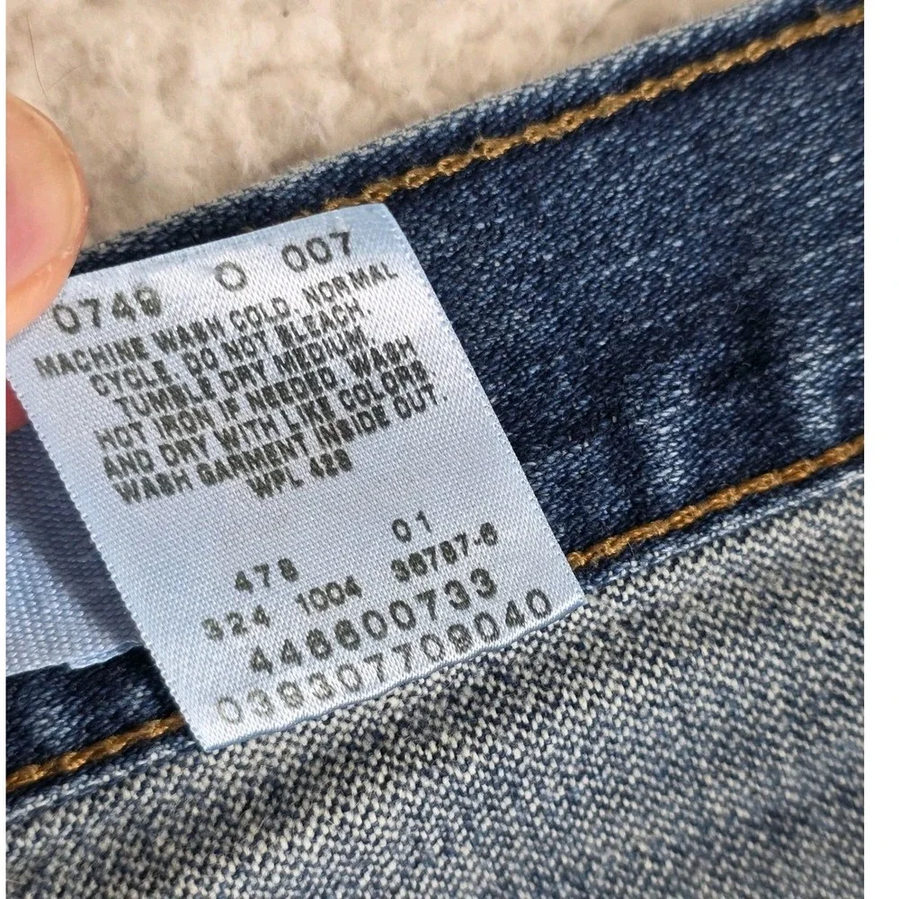 Levis SilverTab Carpenter Jeans Mens 30 Blue Denim Loose Distressed Destroyed